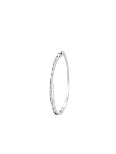 Lucera Women Silver Bangle
