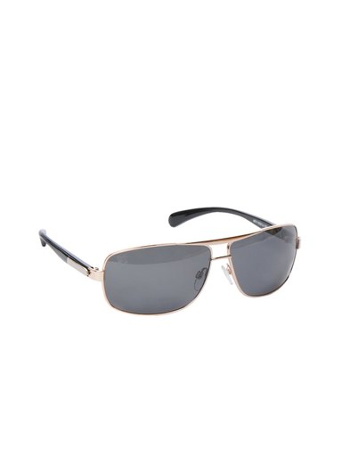 M Tv Men Gold Metallic Sunglasses